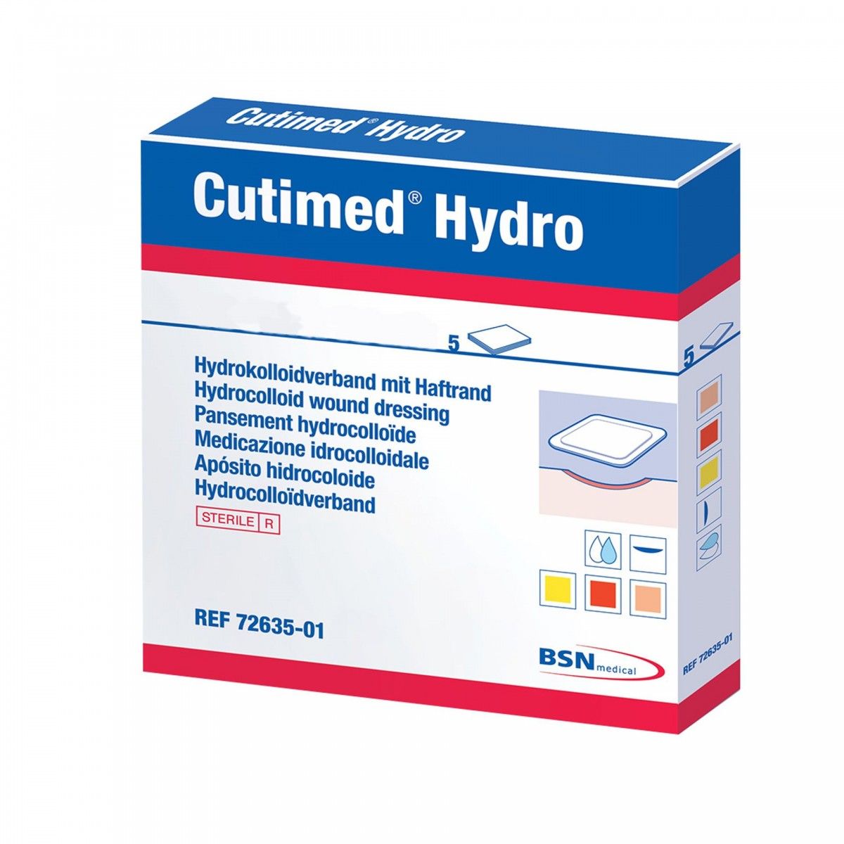 Cutimed Hydro B 10x10 Cm - 5 Unidades | SimplesFarma